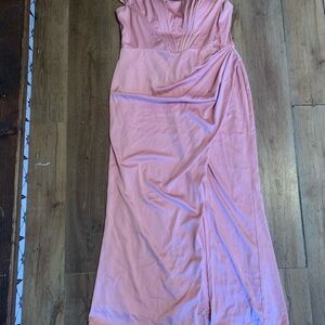 May Queen Elegant Pink Evening Gown